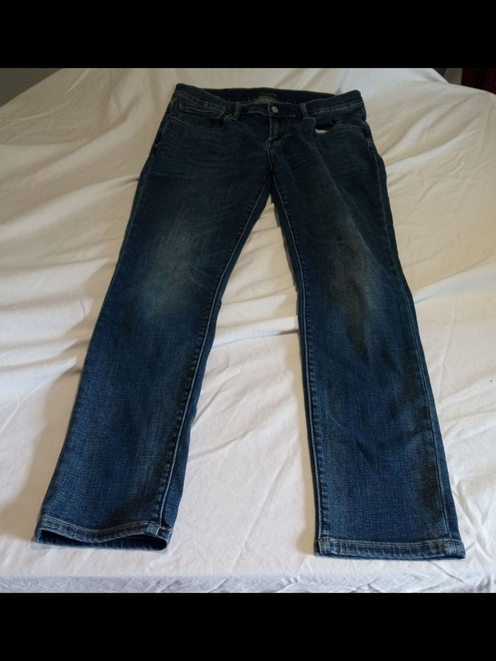 Lucky Brand Men’s Straight Jeans in Dark Indigo 32x30 Stretch Fit